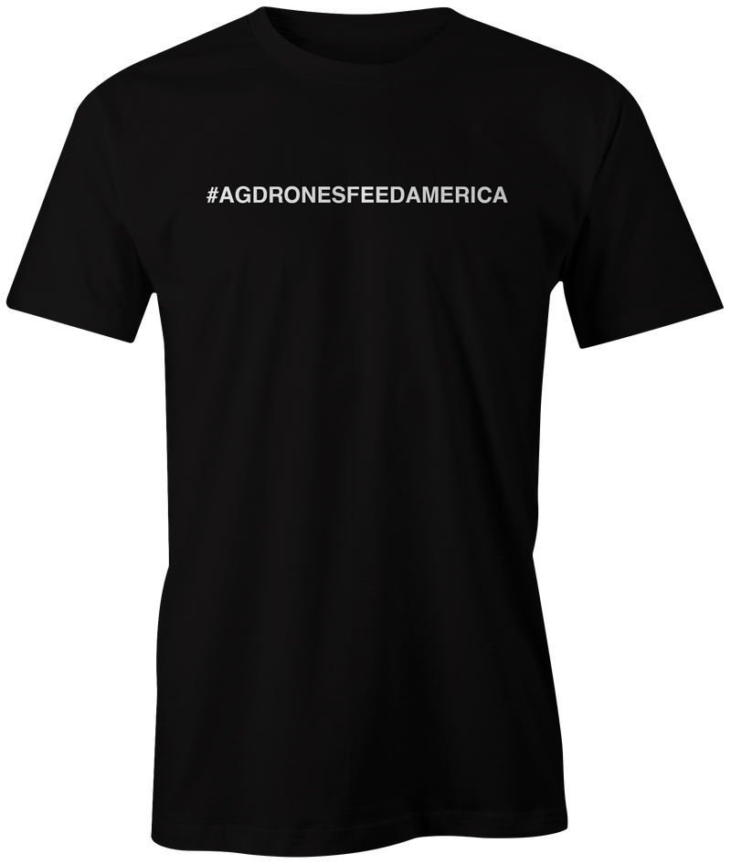 Ag Drones Feed America Tee | Black