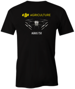 Dual Logo Bestway Ag DJI Agras T50 Tee | Black