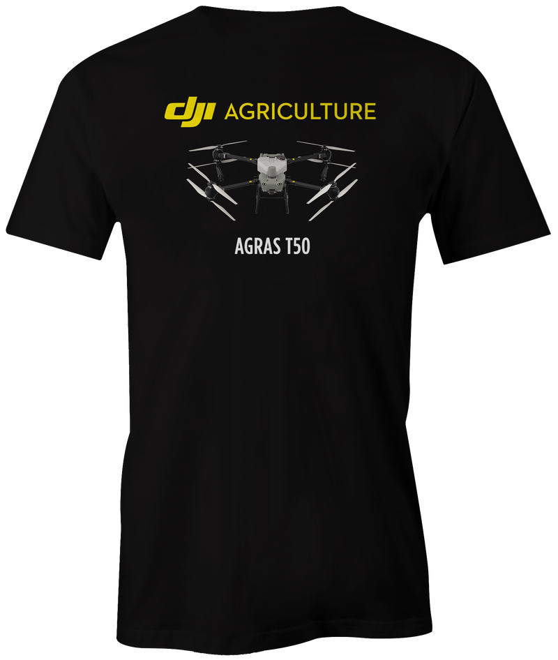 Dual Logo Bestway Ag DJI Agras T50 Tee | Black
