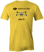 Dual Logo Bestway Ag DJI Agras T50 Tee | Gold