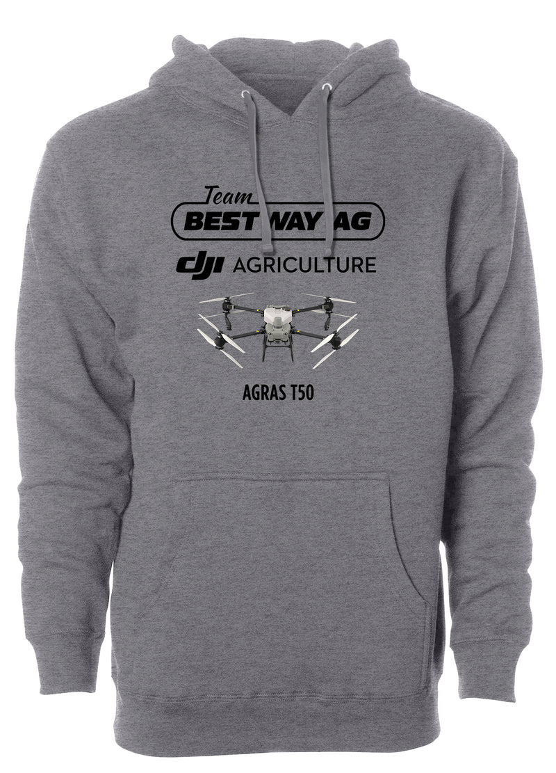 Team Bestway Ag DJI Agras T50 Hoodie | Grey
